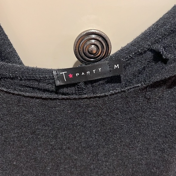 Women’s SZ M T PARTY long sleeve hooded shirt - Picture 5 of 8